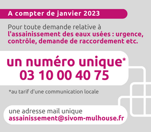 Numero assainissement